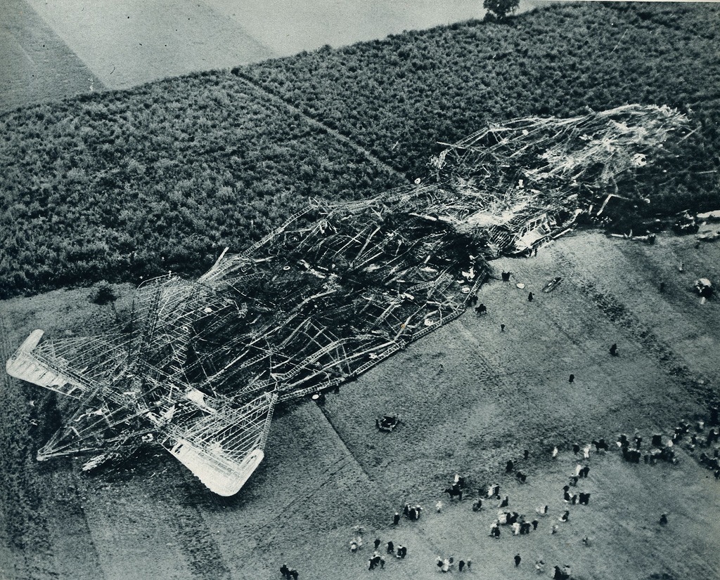 Место крушения R101